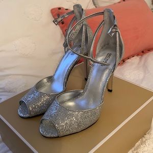 NEW Michael Kors Silver Strap Sandals